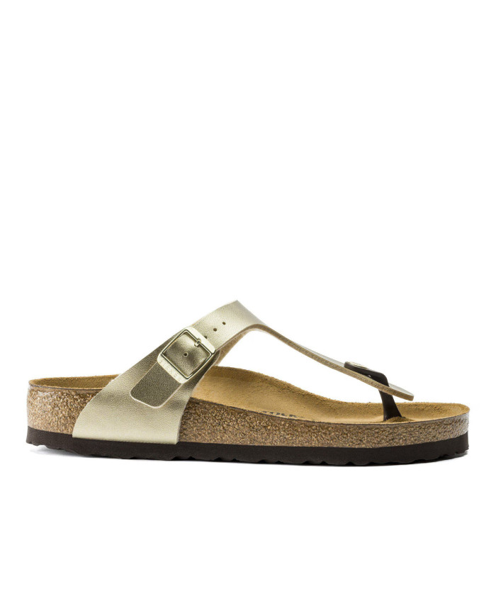 Birkenstock Buty damskie GIZEH BF 1016108 - Złote | Sklep Monotox