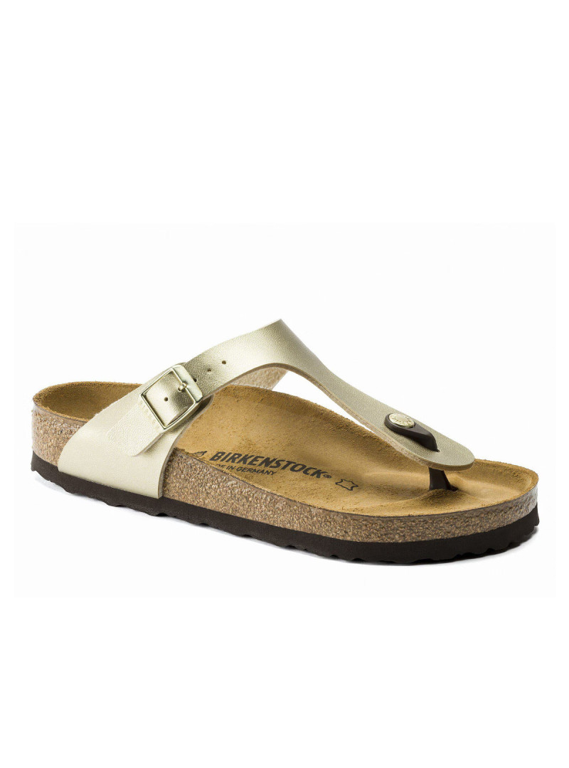Birkenstock Buty damskie GIZEH BF 1016108 - Złote | Sklep Monotox