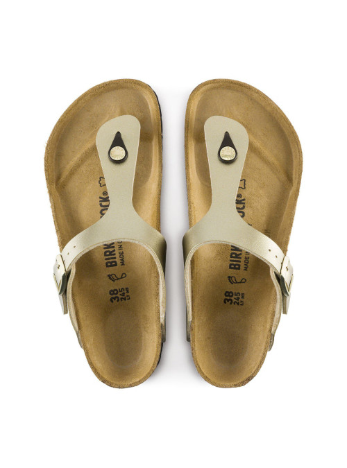 Birkenstock Buty damskie GIZEH BF 1016108 - Złote | Sklep Monotox