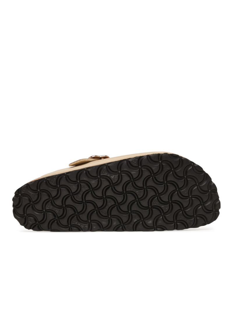 Birkenstock Klapki BOSTON FLOWERS KIDS BIRKIBUC JUNIOR NARROW 1030630 - Beżowe | Sklep Monotox