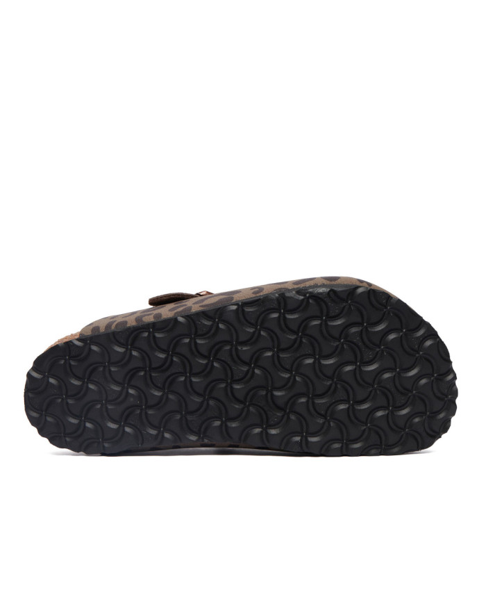 Birkenstock Klapki BOSTON 2.0 KIDS BIRKIBUC JUNIOR NARROW 1032553 - Brązowe | Sklep Monotox