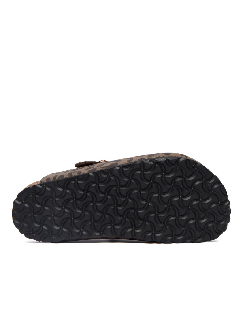 Birkenstock Klapki BOSTON 2.0 KIDS BIRKIBUC JUNIOR NARROW 1032553 - Brązowe | Sklep Monotox