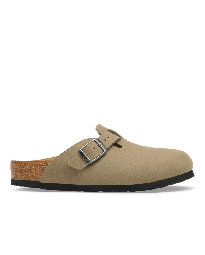 Birkenstock Klapki BOSTON KIDS BIRKIBUC JUNIOR NARROW 1032739 - Zielone | Sklep Monotox