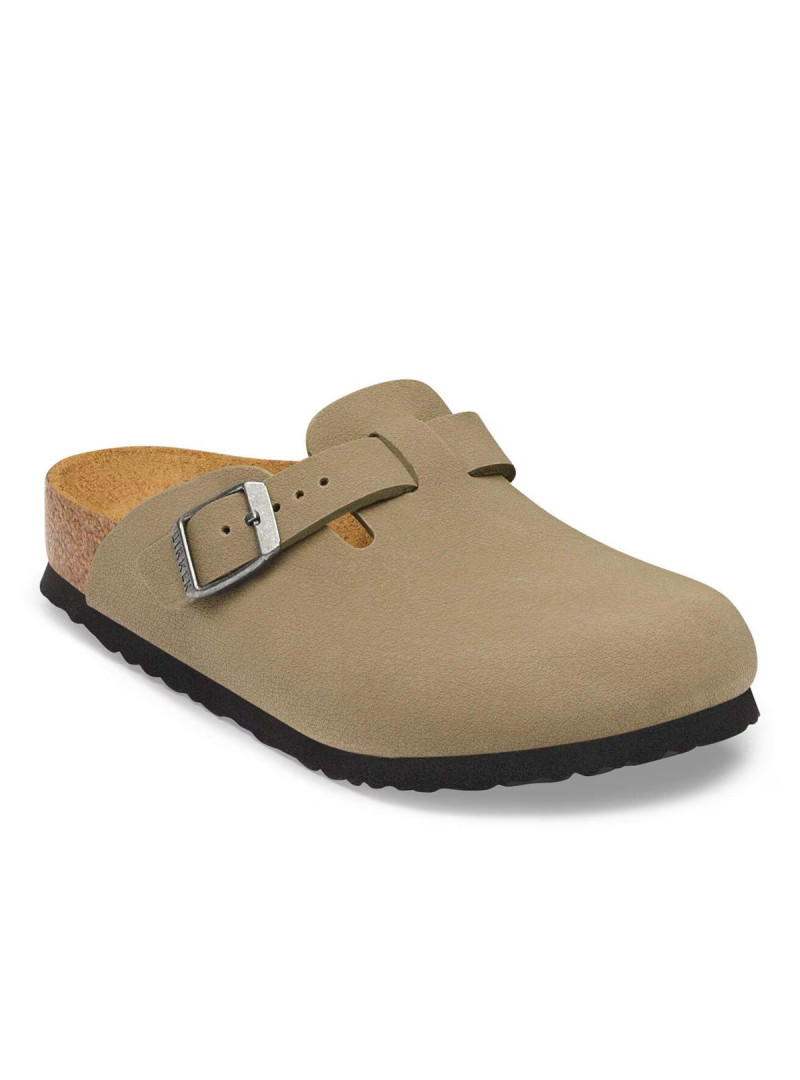 Birkenstock Klapki BOSTON KIDS BIRKIBUC JUNIOR NARROW 1032739 - Zielone | Sklep Monotox