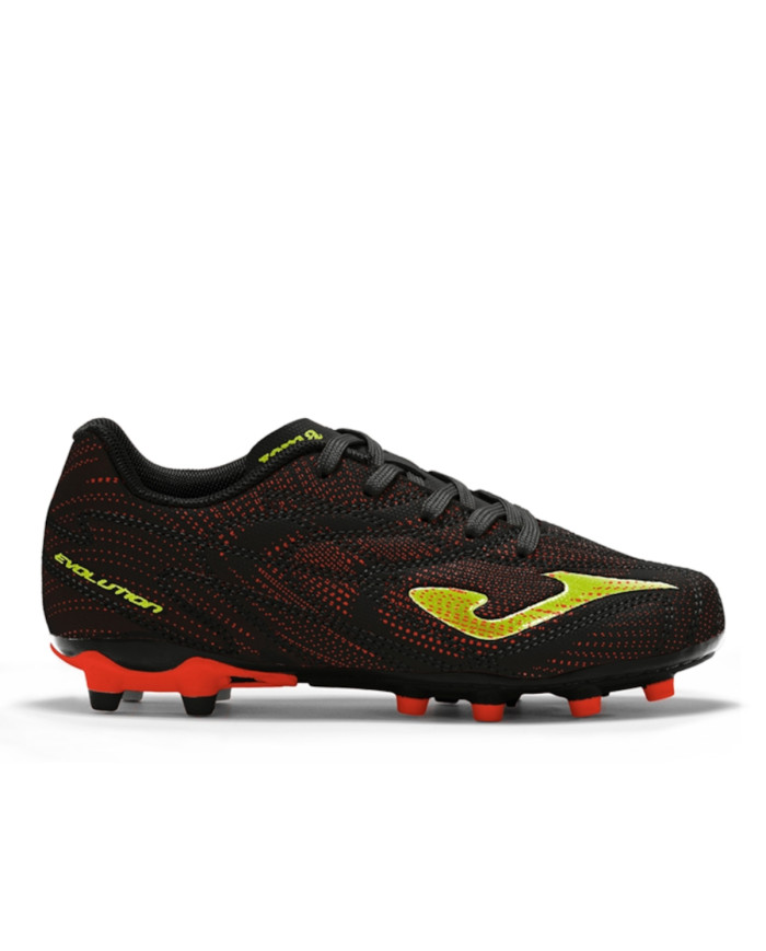 Joma Buty dziecięce EVOLUTION JR 2601 BLACK FG EVJW2601FG - Czarne | Sklep Monotox