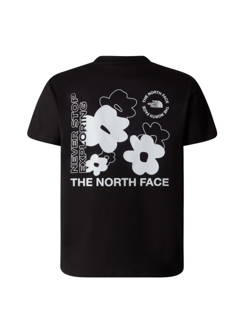The North Face Koszulka G FLOWER GRAPHIC RELAXED NF0A89J6JK3 - Czarna | Sklep Monotox