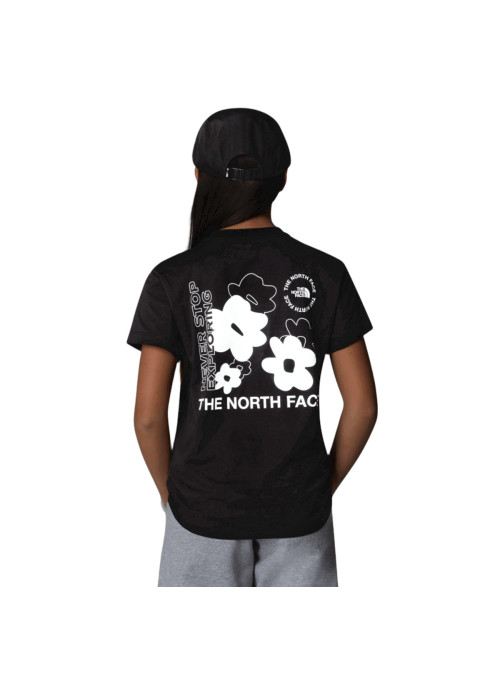 The North Face Koszulka G FLOWER GRAPHIC RELAXED NF0A89J6JK3 - Czarna | Sklep Monotox