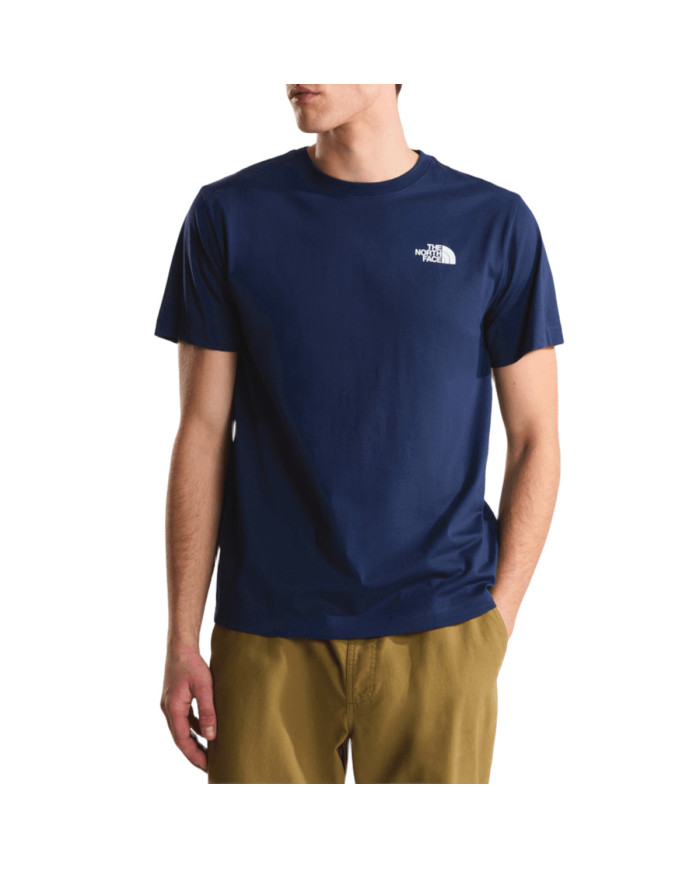 The North Face Koszulka męska M EVO BOX NSE REG SS TEE NF0A8B6K8K2 - Fioletowa | Sklep Monotox