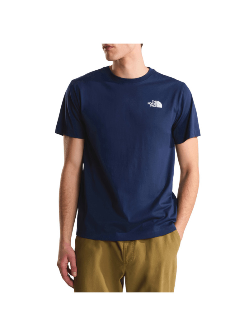The North Face Koszulka męska M EVO BOX NSE REG SS TEE NF0A8B6K8K2 - Fioletowa | Sklep Monotox