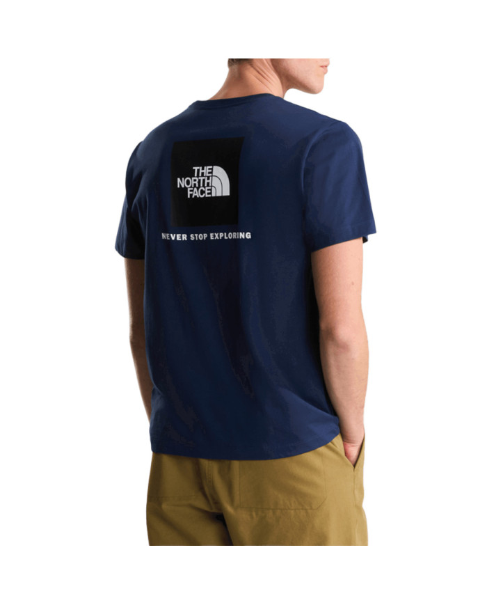 The North Face Koszulka męska M EVO BOX NSE REG SS TEE NF0A8B6K8K2 - Fioletowa | Sklep Monotox