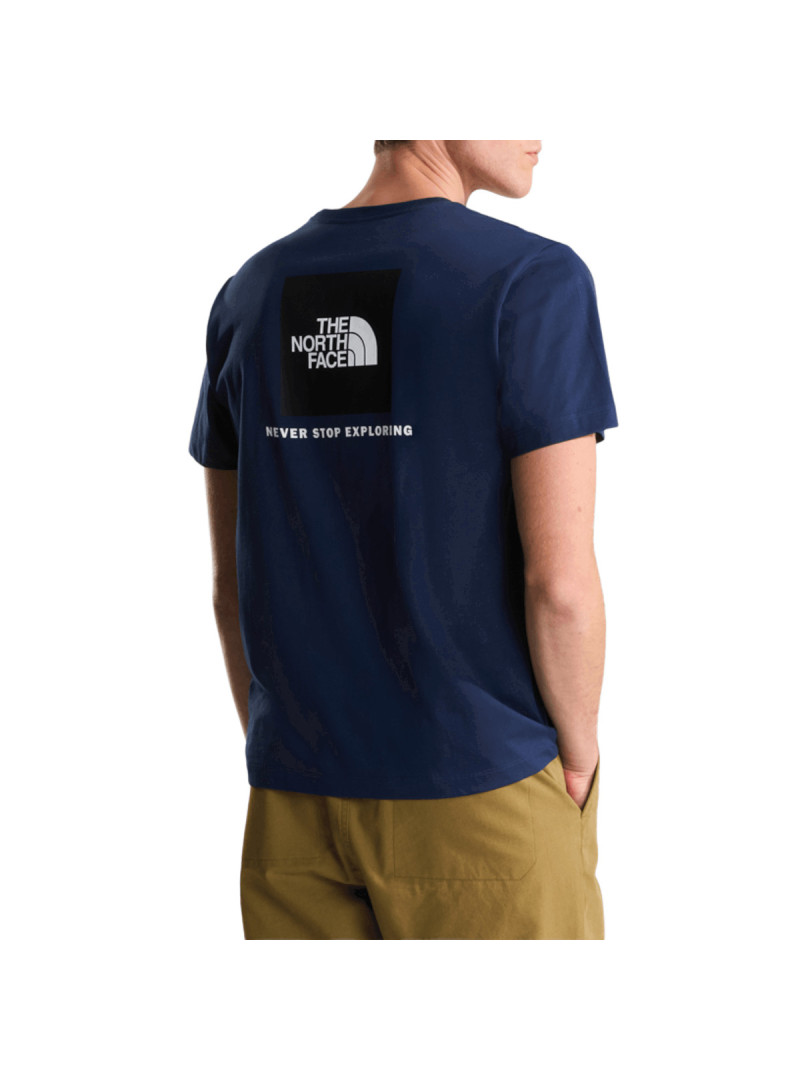 The North Face Koszulka męska M EVO BOX NSE REG SS TEE NF0A8B6K8K2 - Fioletowa | Sklep Monotox