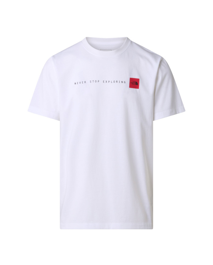 The North Face Koszulka męska M NSE REG SS TEE-GRAPHIC NF0A8GUVFN4 - Biała | Sklep Monotox