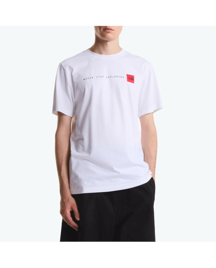 The North Face Koszulka męska M NSE REG SS TEE-GRAPHIC NF0A8GUVFN4 - Biała | Sklep Monotox