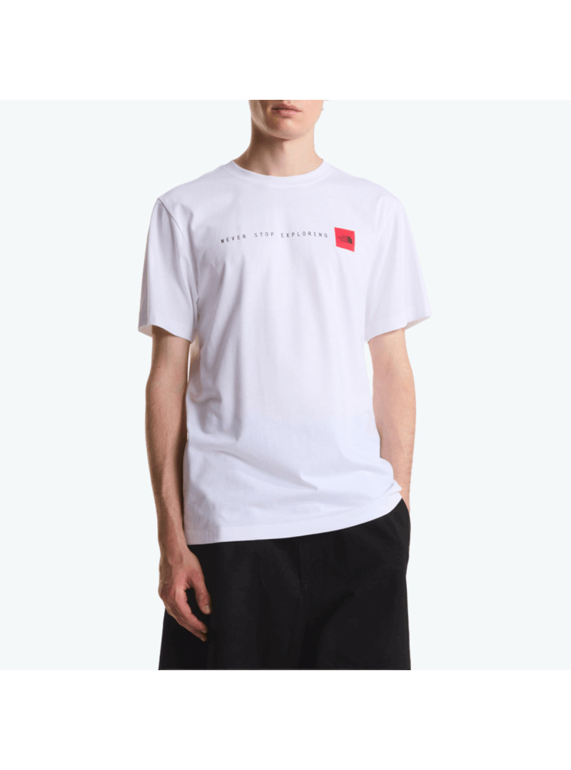 The North Face Koszulka męska M NSE REG SS TEE-GRAPHIC NF0A8GUVFN4 - Biała | Sklep Monotox