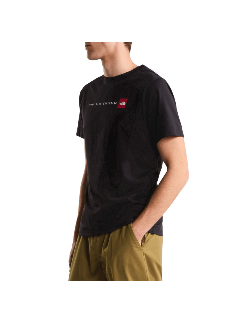 The North Face Koszulka męska M NSE REG SS TEE-GRAPHIC NF0A8GUVJK3 - Czarna | Sklep Monotox