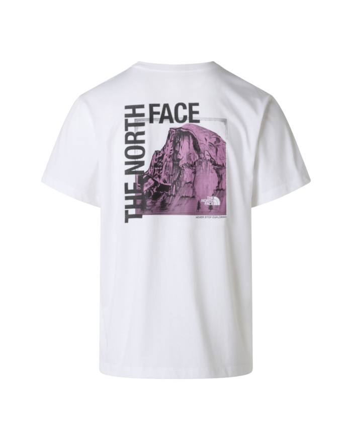 The North Face Koszulka męska M HALF DOME PHOTO REG S NF0A8GV0FN4 - Biała | Sklep Monotox