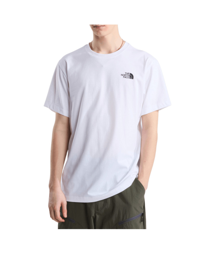 The North Face Koszulka męska M HALF DOME PHOTO REG S NF0A8GV0FN4 - Biała | Sklep Monotox