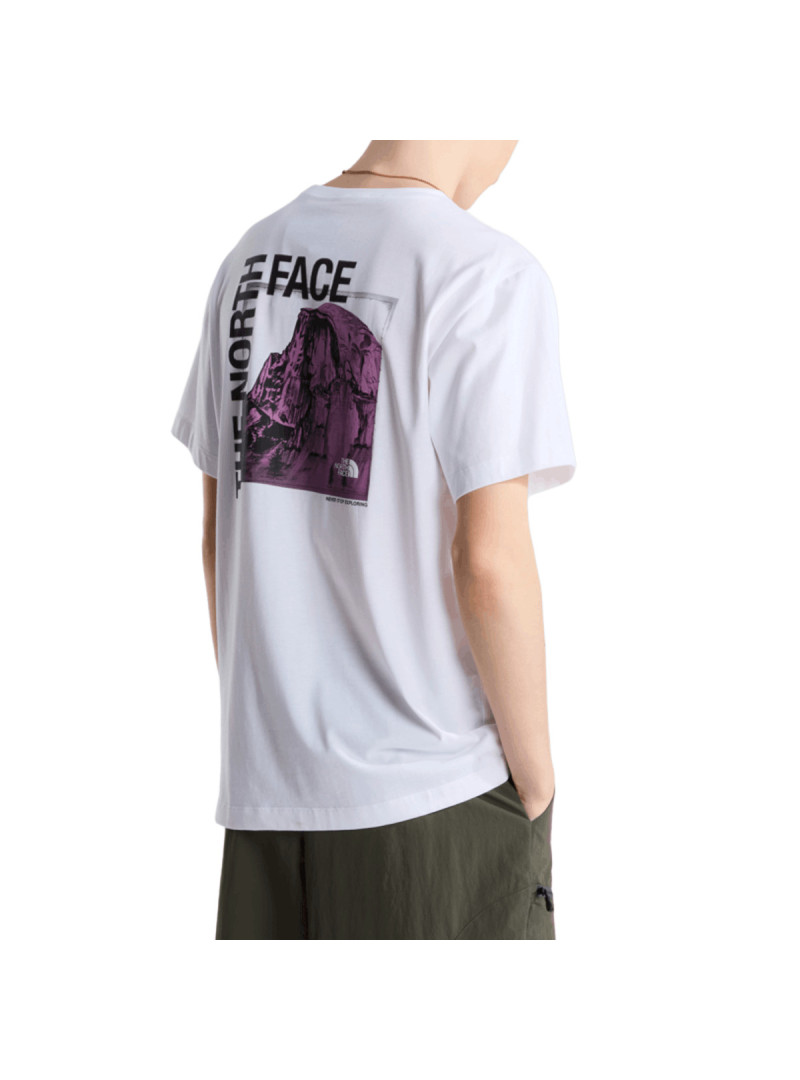 The North Face Koszulka męska M HALF DOME PHOTO REG S NF0A8GV0FN4 - Biała | Sklep Monotox