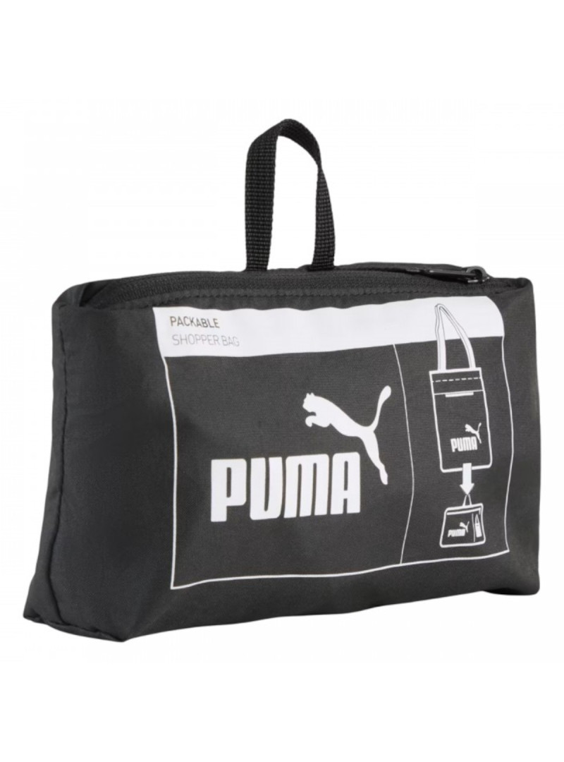 Puma Torba PHASE PACKABLE TOTE 09215701 - Czarna | Sklep Monotox