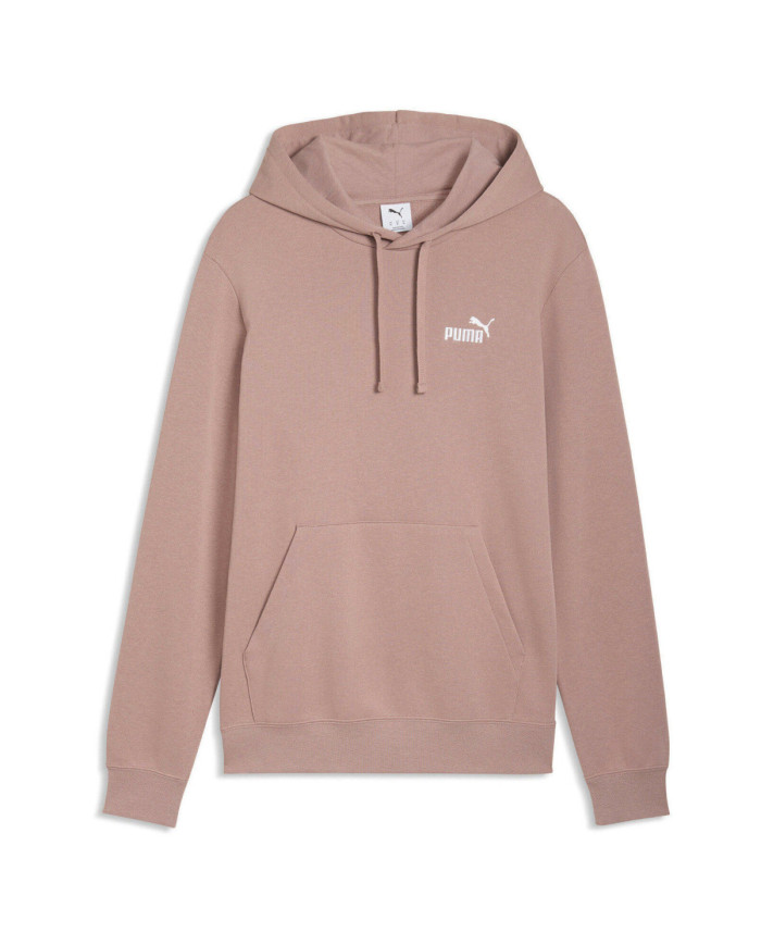 Puma Bluza męska ESS SMALL LOGO HOODIE 68257788 - Brązowa | Sklep Monotox