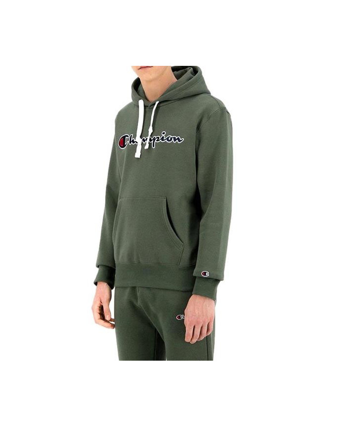 Champion Męska Bluza Hooded Sweatshirt Zielony | Oficjalny sklep | Monotox