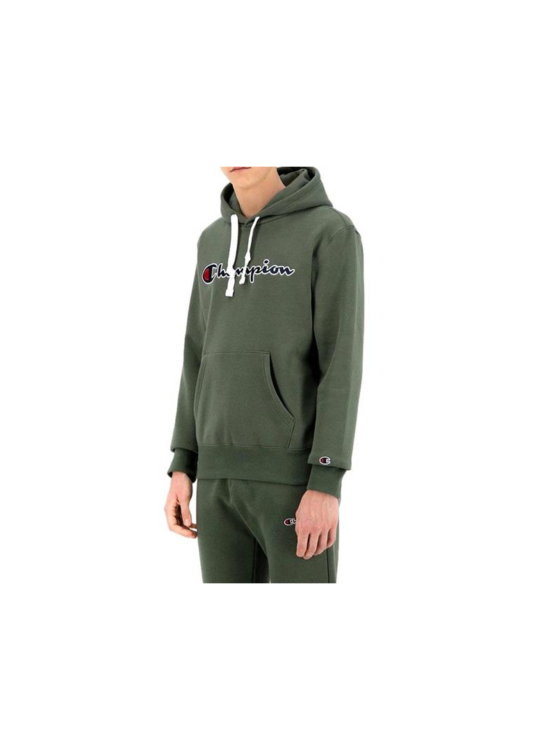 Champion Męska Bluza Hooded Sweatshirt Zielony | Oficjalny sklep | Monotox
