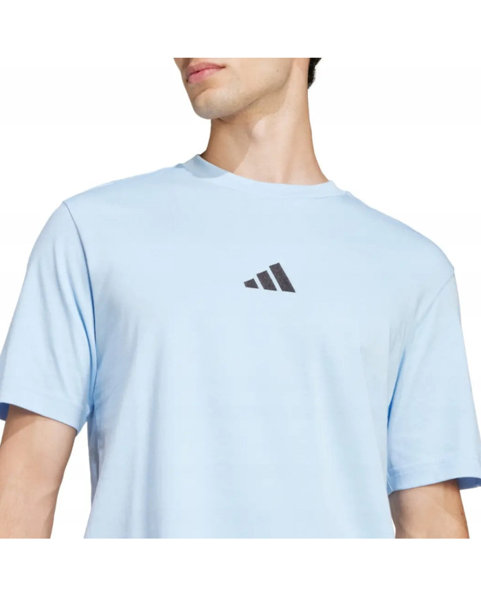 Adidas Koszulka męska adidas Performance M SL SJ TEE JF1101 - Niebieska | Sklep Monotox