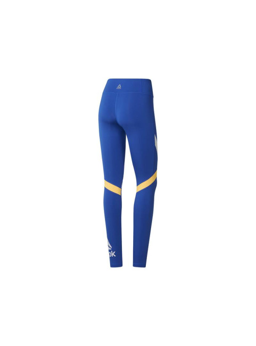 Reebok Spodnie damskie WOR BIG DELTA TIGHT DU4722 - Niebieskie | Sklep Monotox