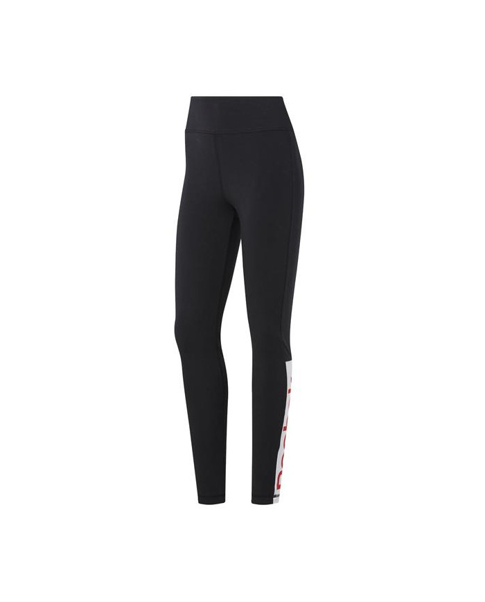 Reebok Spodnie damskie TE LINEAR LOGO LEGG FK6692 - Czarne | Sklep Monotox
