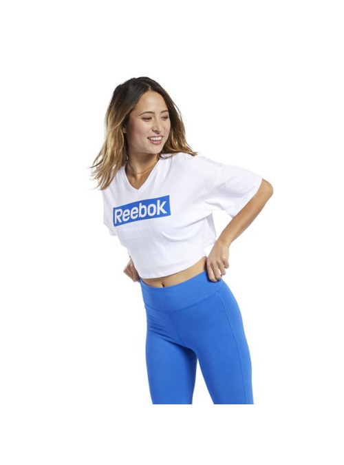 Reebok Damskie Spodnie Te Linear Logo Legg FK6693 Niebieski | Sklep Monotox