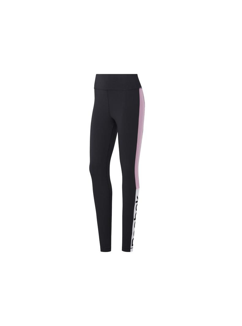 Reebok Spodnie damskie TE LINEAR LOGO LEGG FK6694 - Czarne | Sklep Monotox