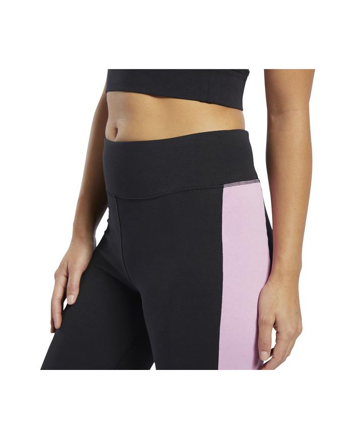 Reebok Spodnie damskie TE LINEAR LOGO LEGG FK6694 - Czarne | Sklep Monotox