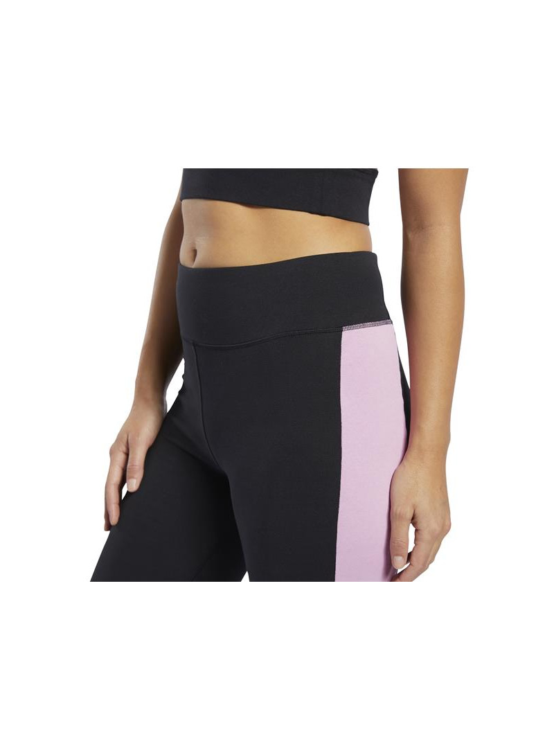 Reebok Spodnie damskie TE LINEAR LOGO LEGG FK6694 - Czarne | Sklep Monotox