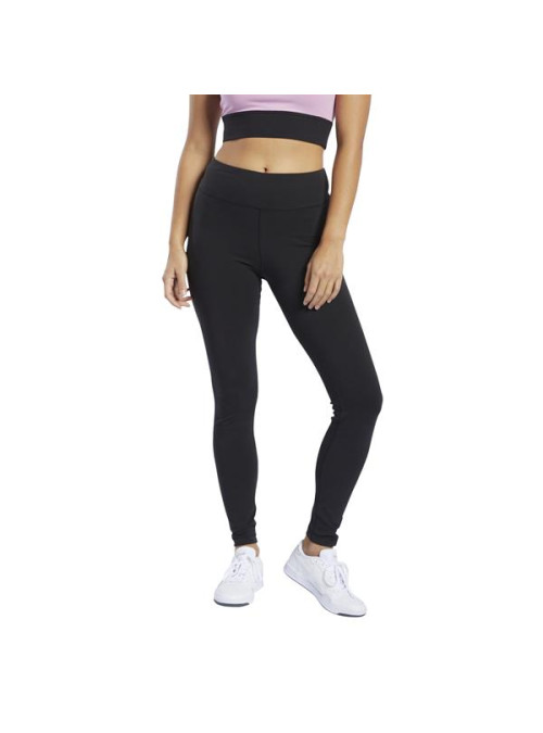 Reebok Spodnie damskie TE LINEAR LOGO LEGG FK6694 - Czarne | Sklep Monotox