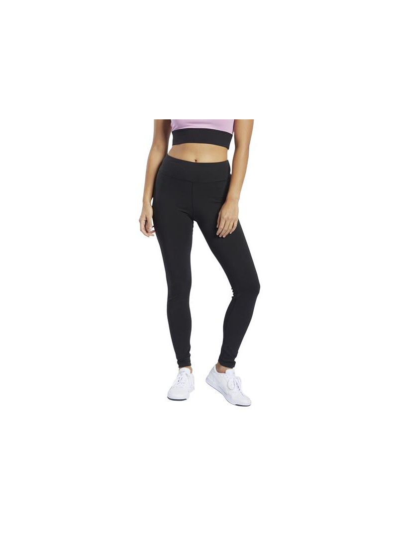Reebok Spodnie damskie TE LINEAR LOGO LEGG FK6694 - Czarne | Sklep Monotox