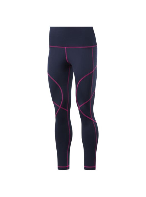 Reebok Spodnie damskie WOR MYT STITCH TIGHT FU2433 - Niebieskie | Sklep Monotox