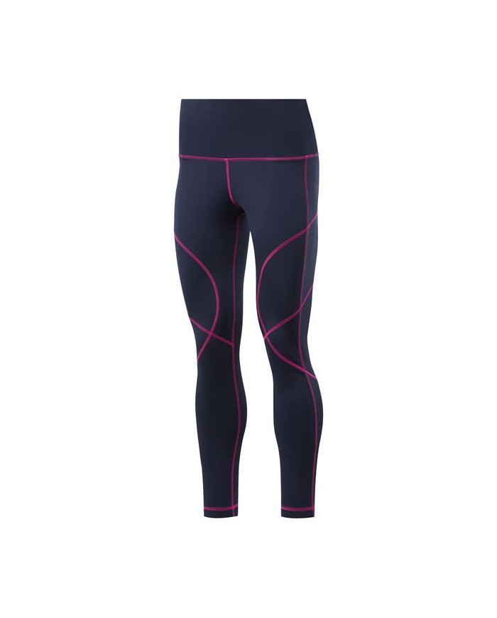 Reebok Spodnie damskie WOR MYT STITCH TIGHT FU2433 - Niebieskie | Sklep Monotox