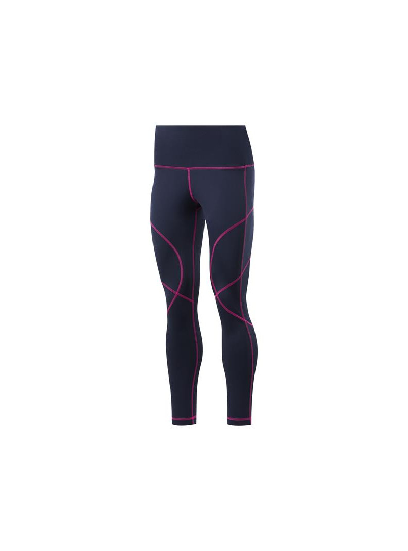 Reebok Spodnie damskie WOR MYT STITCH TIGHT FU2433 - Niebieskie | Sklep Monotox