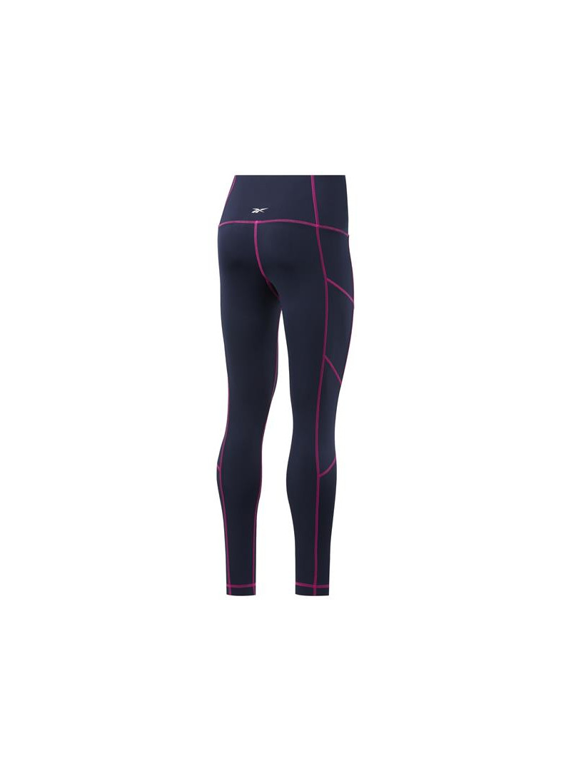 Reebok Spodnie damskie WOR MYT STITCH TIGHT FU2433 - Niebieskie | Sklep Monotox