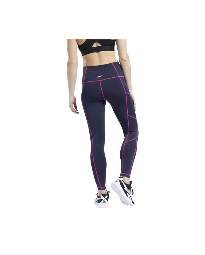 Reebok Spodnie damskie WOR MYT STITCH TIGHT FU2433 - Niebieskie | Sklep Monotox