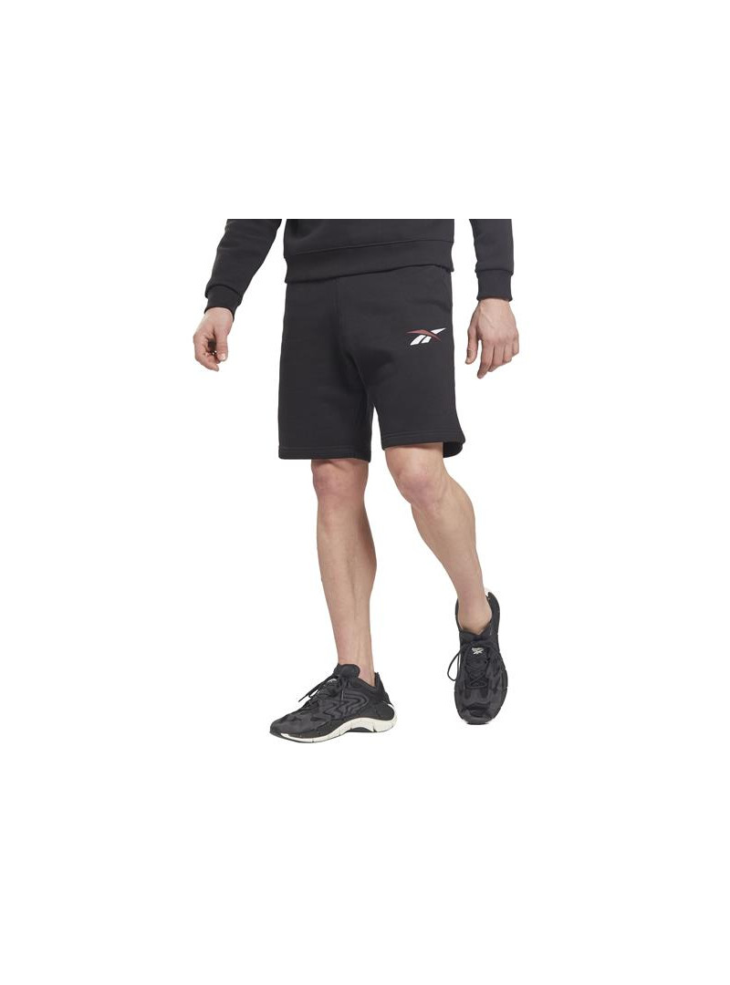 Reebok Męskie Szorty Te Vector Fleece Sh HI0584 Czarny | Sklep Monotox
