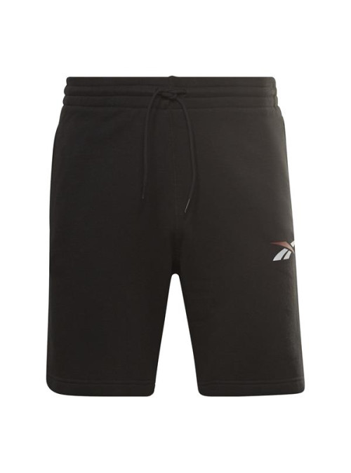 Reebok Męskie Szorty Te Vector Fleece Sh HI0584 Czarny | Sklep Monotox