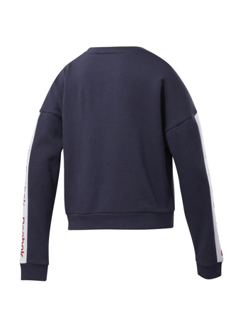 Reebok Damska Bluza Linear Logo Crew EK1355 Niebieski | Sklep Monotox