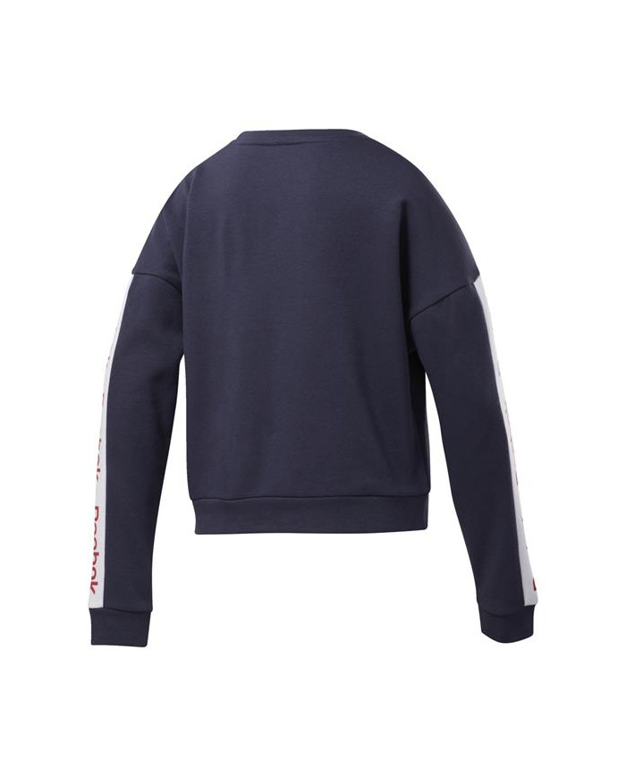 Reebok Damska Bluza Linear Logo Crew EK1355 Niebieski | Sklep Monotox