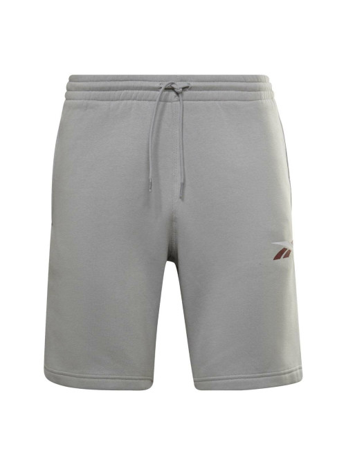 Reebok Szorty męskie TE VECTOR FLEECE SH HI0586 - Szare | Sklep Monotox