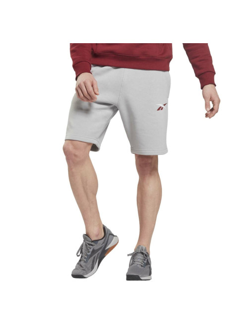 Reebok Szorty męskie TE VECTOR FLEECE SH HI0586 - Szare | Sklep Monotox
