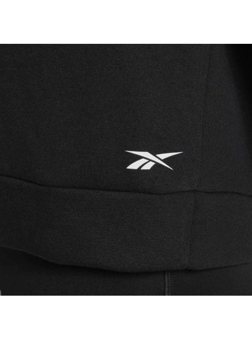 Reebok Bluza damska LINEAR LOGO CREW FR8156 - Czarna | Sklep Monotox