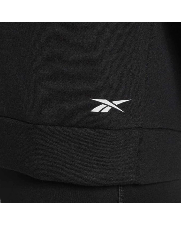 Reebok Bluza damska LINEAR LOGO CREW FR8156 - Czarna | Sklep Monotox