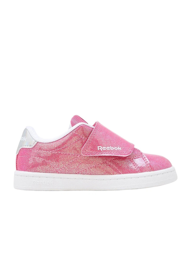 Reebok Buty dziecięce COURT CLEAN HOOK 100269136 - Różowe | Sklep Monotox