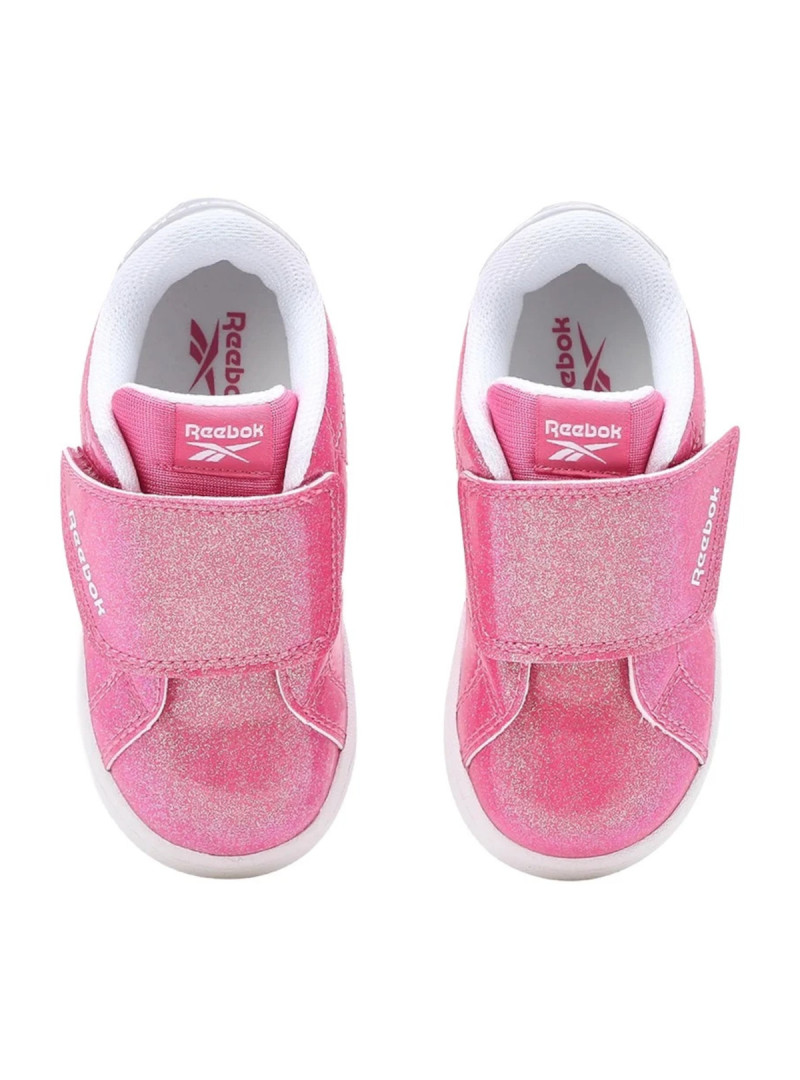 Reebok Buty dziecięce COURT CLEAN HOOK 100269136 - Różowe | Sklep Monotox
